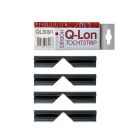 Q-lon 3091, doos met vier hoekjes, zwart