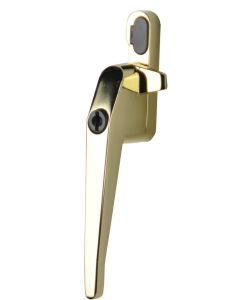 Winlock raamboom, afsluitbaar met sleutel, nokhoogte 10,5 mm, links, messing