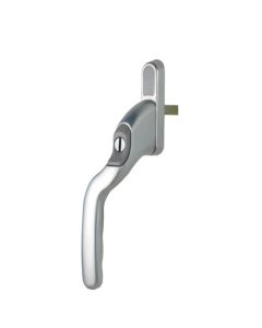 Winlock 0142 serie, links verkropt, afsluitbaar met sleutel, SKG**, chroom mat  
