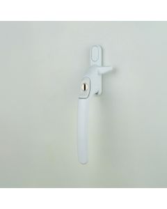 Winlock EasyFit raamboom, afsluitbaar met sleutel, links, wit
