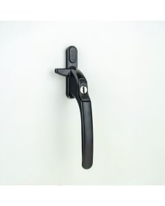 Winlock EasyFit raamboom, afsluitbaar met sleutel, rechts, zwart