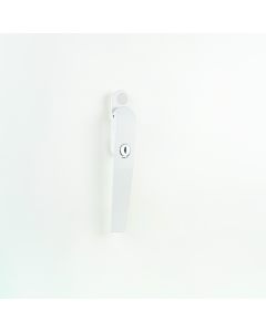 JBC 992, recht, afsluitbaar met sleutel, wit