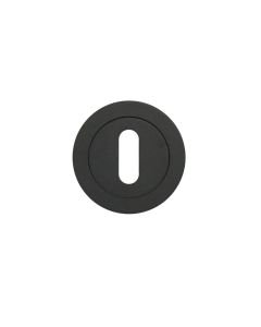 ZOO Hardware STANZA sleutel rozet rond 50 x 8 mm matzwart